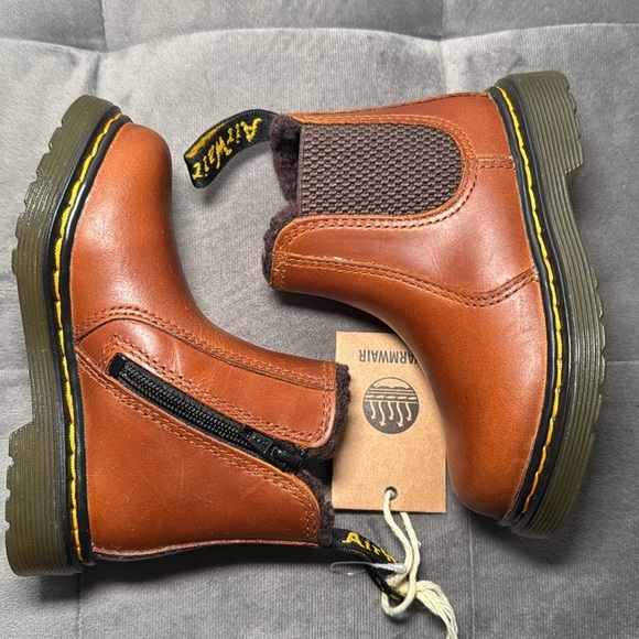 Dr. Martens 2976 Leonore Brown Chelsea Boots Little Kid/Toddler Size 7 - Picture 11 of 14